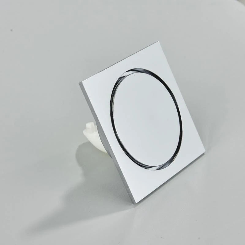 Shower Drains 10*10cm Square Bath Drains Strainer Hair Antique Brass Fish Carved Bathroom Floor Drain Waste Grate Drain