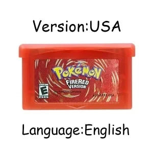 USA/EUR/ESP/ITA/NOE/FRA Pokemon Series Video Game Cartridge Pokemon Emerald FireRed LeafGreen Ruby Sapphire for GBA