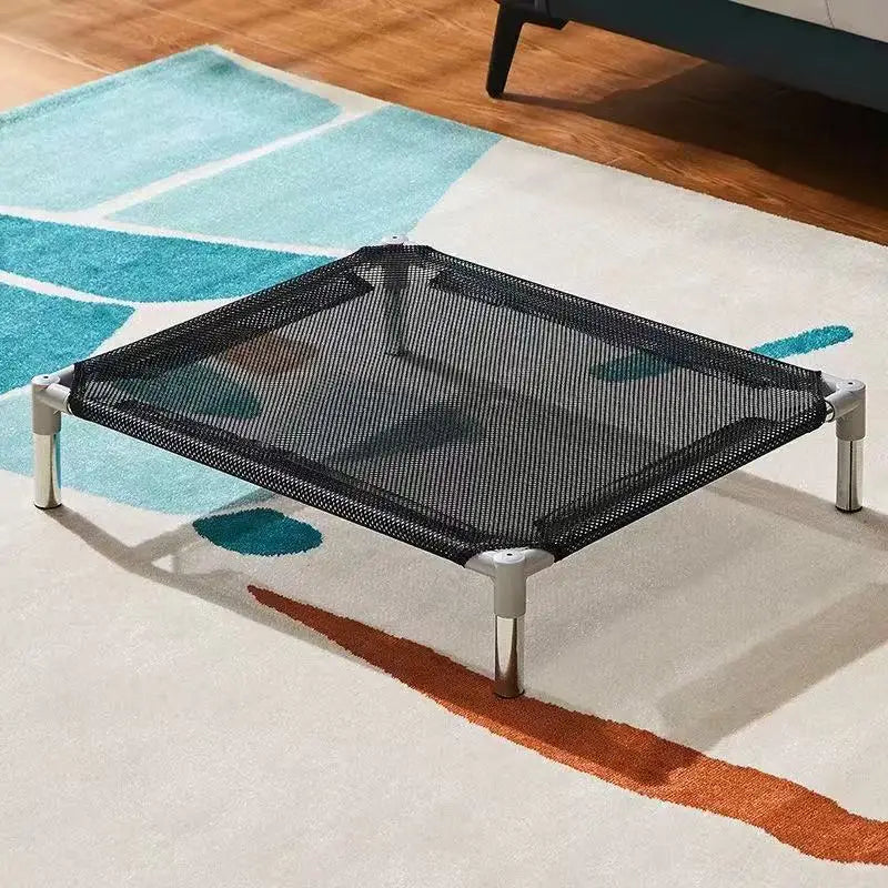 Pet Dog Cat Camping Bed  Elevated Bed for Dogs Folding Puppy Camping Bed Cat House Portable Removable Washable Dog Hammock
