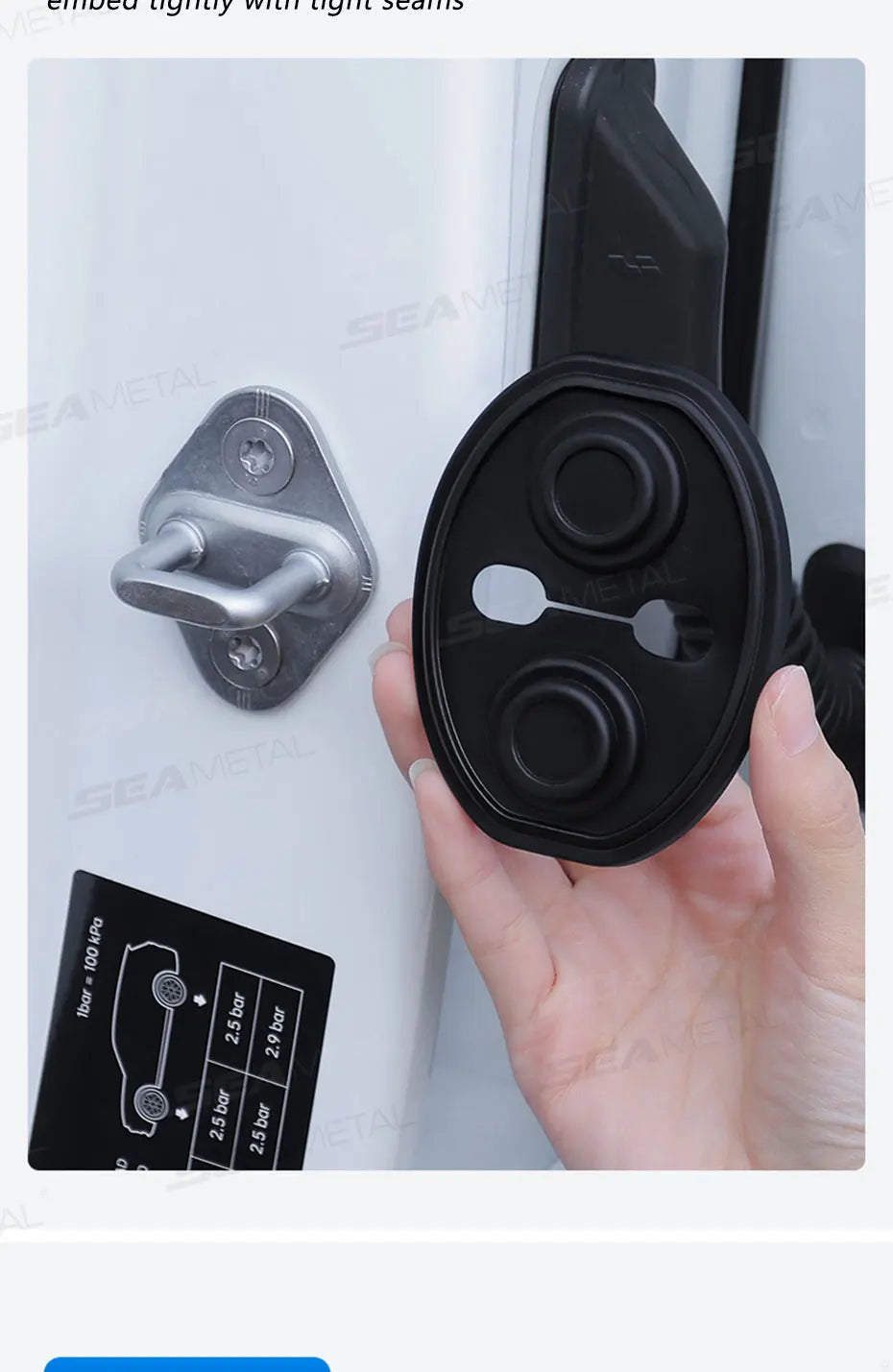 BLALION Car Door Closing Shockproof Silicone Cushion Mute Shock Absorber Protective Covers Mute Buffering Cushion Accessories