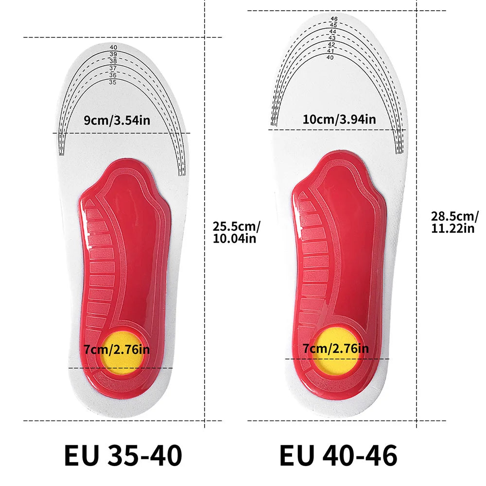 Orthotic Insole Arch Support Flatfoot Orthopedic Insoles For Feet Ease Pressure Of Air Movement Damping Cushion Padding Insole