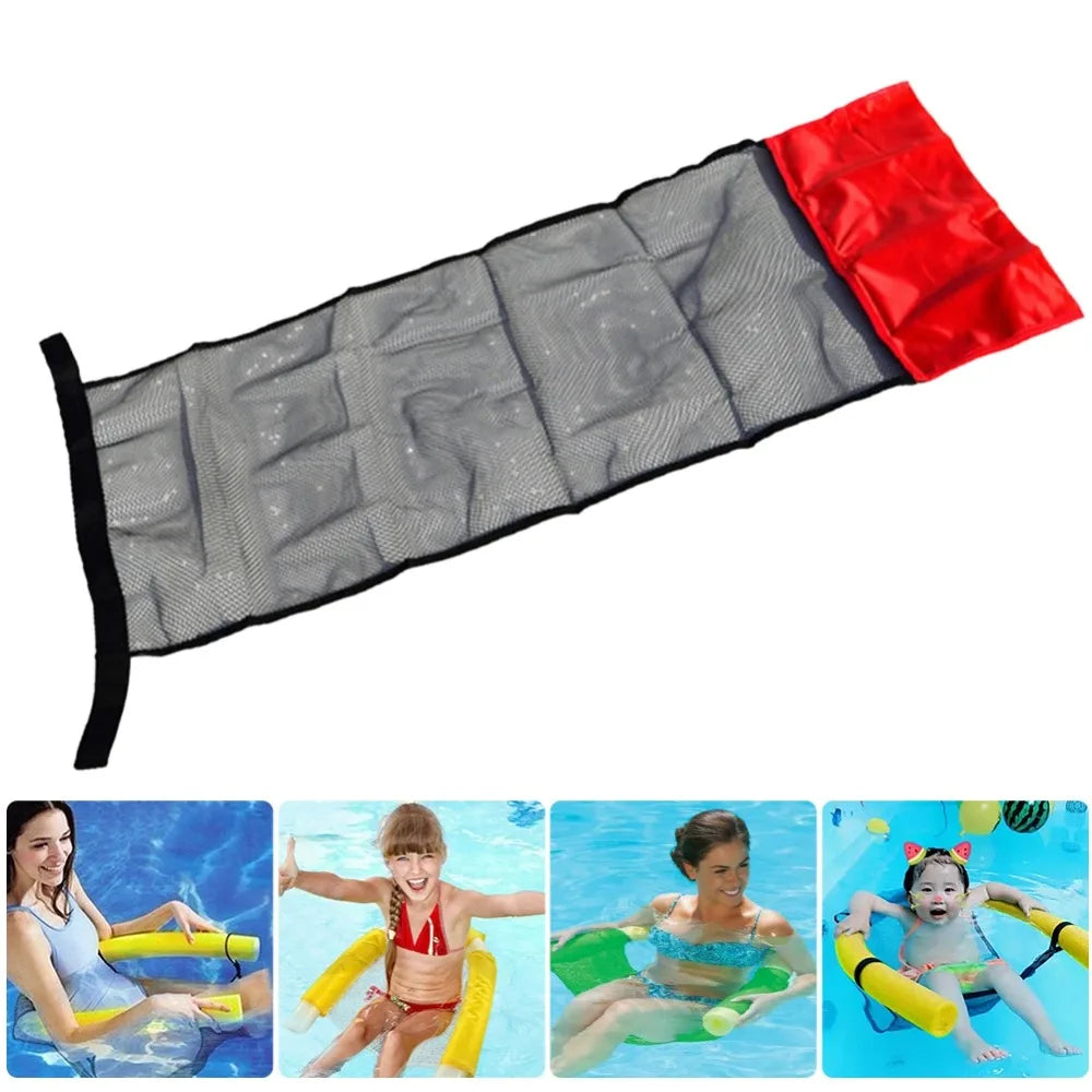 New Foldable Floating Water Hammock Polyester Fibre Floating rods are not included Pool mat Lightweight Floating Toys