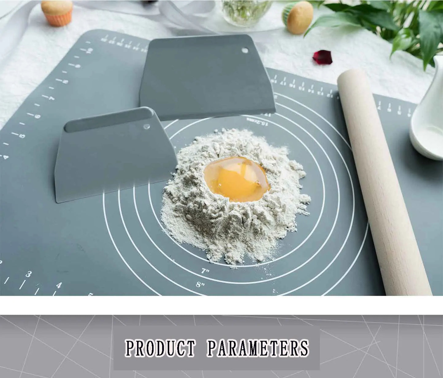 2pc Plastic Cake Cream Spatula Dough Butter Batter Scraper Baking Tools For Home Baking  Cutting Tools Kitchen Gadgets