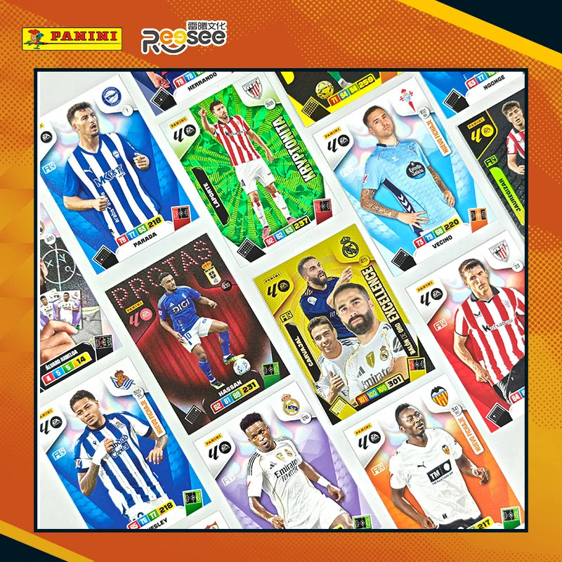Panini 2025-26 La Liga Adrenalyn XL Full Box Official Licensed LaLiga Soccer Trading Cards Game Collection Cards Gift Toys