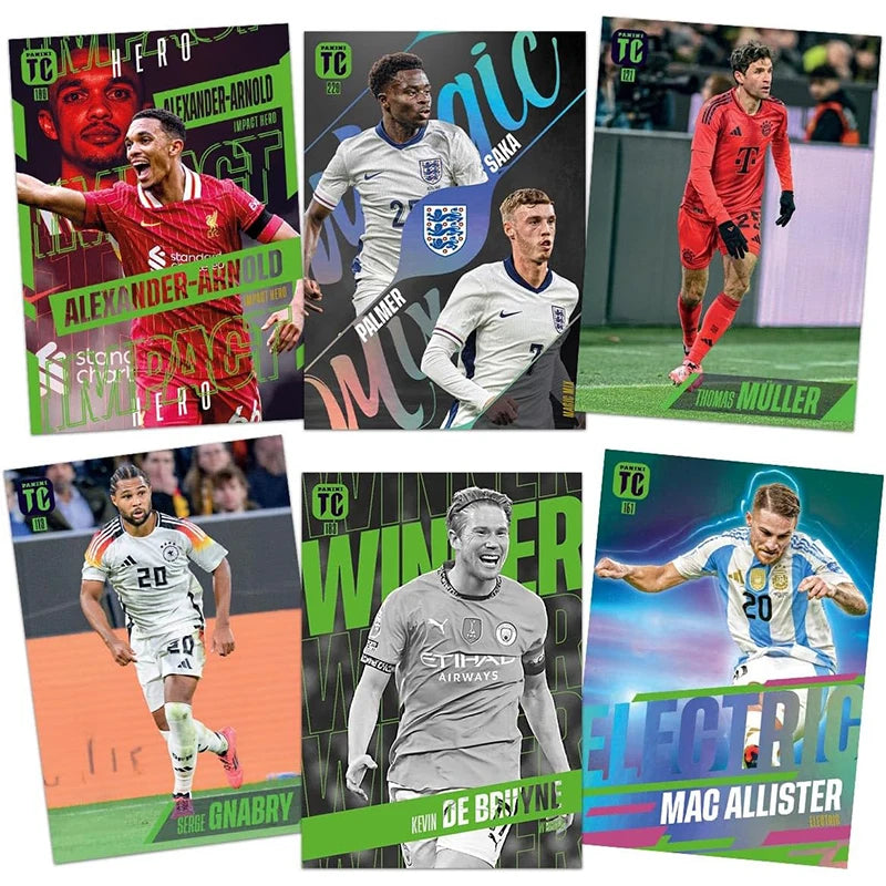 2025 Season PANINI Top Class Soccer Trading Cards Booster Pack - Limited Edition Signature Ballsuperstar Collection Fan Gift