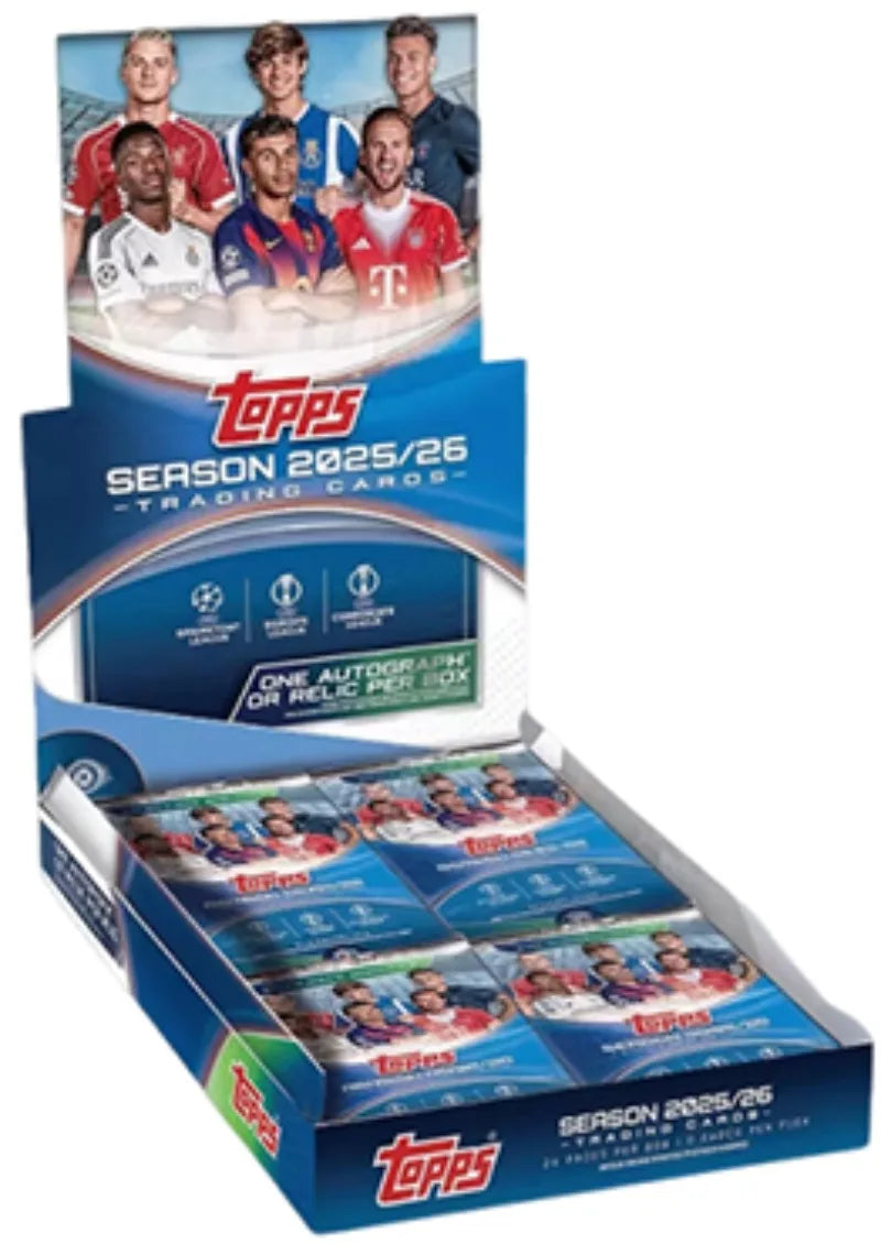 Genuine 2025-26 Topps Flagship UCC Premium UEFA Club Competitions Soccer Official Licensed Collectible Trading Cards