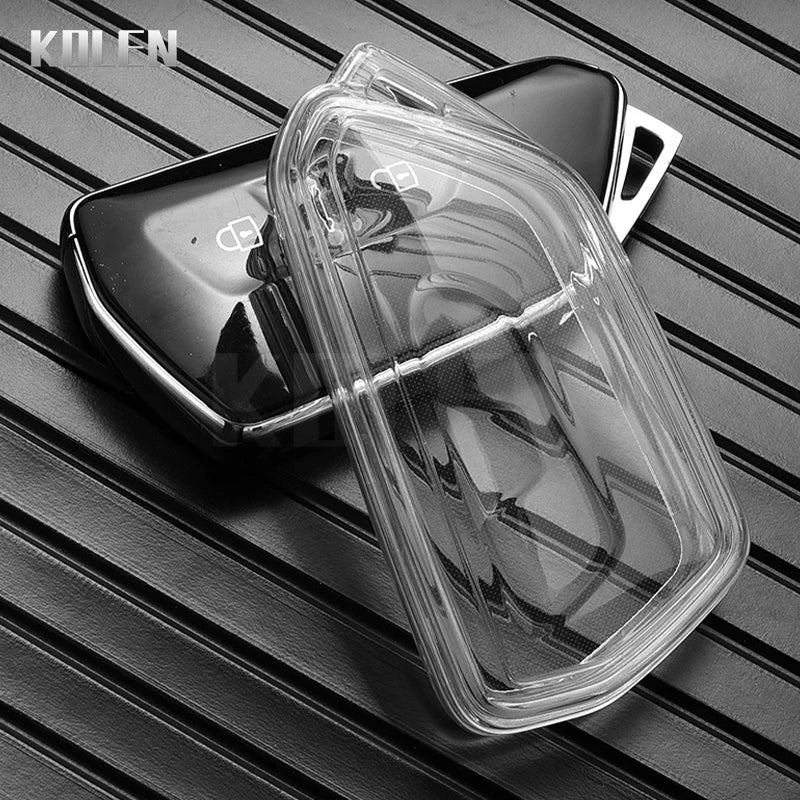 TPU Car Key Case Cover Shell Fob For VW Volkswagen Golf 8 MK8 2020 For Skoda Octavia For Seat Key Protector Accessories Keychain