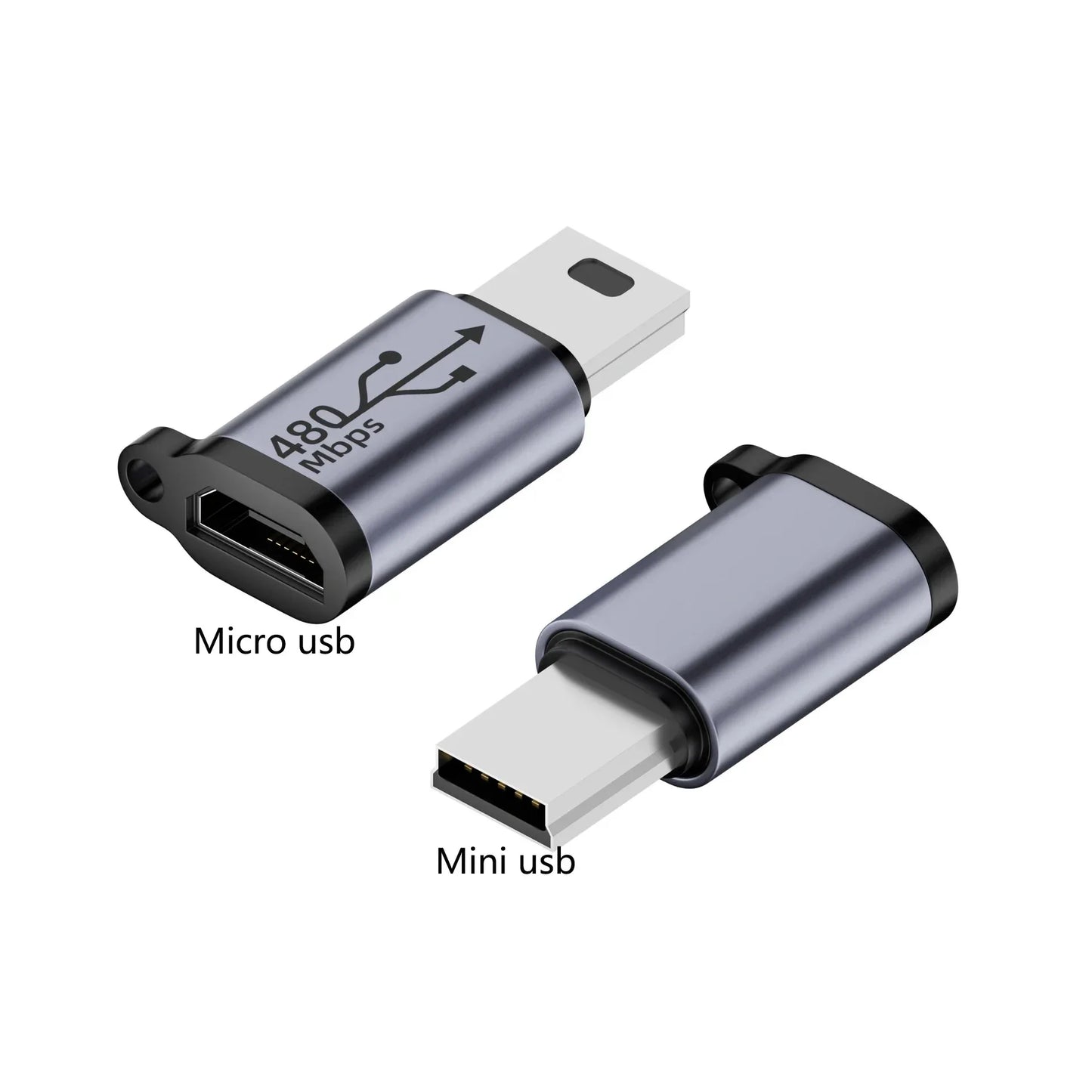 TypeCFemale to Mini USB/Type C/ios Female to Micro USB/Micro USB Female to Type C/Micro USB Female to Mini USB Connector Adapter