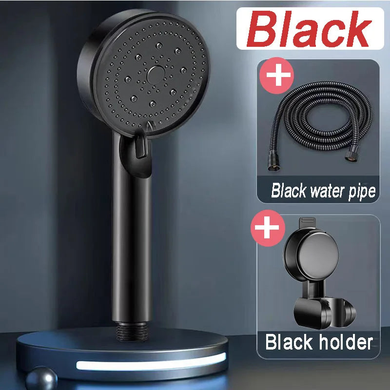 Bath Shower Holder Support Mural Douche Suction Cup Adjustable Handheld Wall Mounted Large Shower Head Supports Relocatable