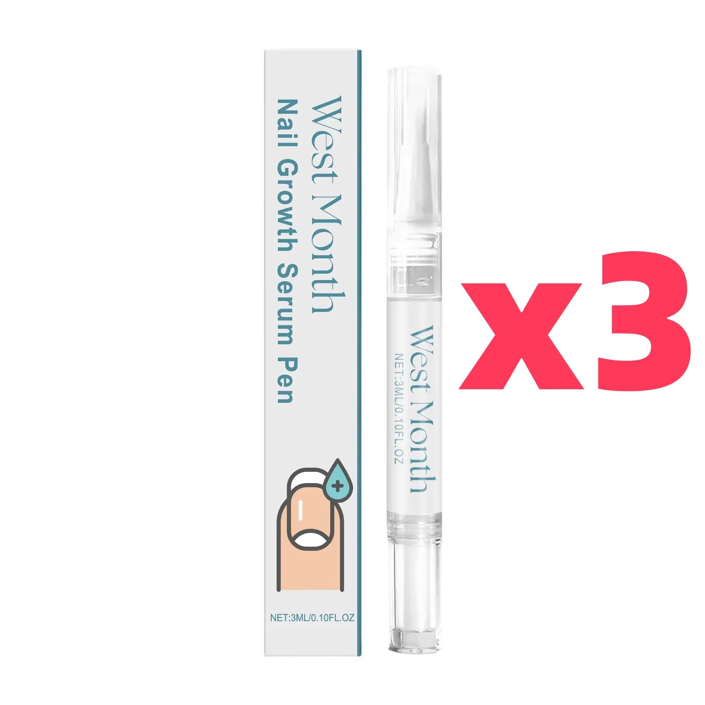 Nail Care Pen Deeply Nourishing Repairing Damaged Nails Surface Promote Nail Growth Reduce Dryness Strengthen Nail Cuticle Oil