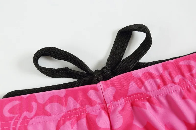 New swimming trunks men's swimsuit printed youth swimming trunks swimming training