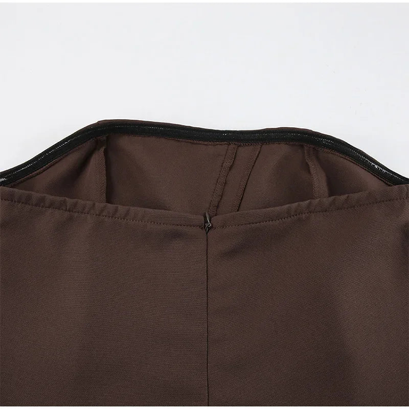 Women Pant Sets Sexy Backless Straps Sleeveless Lace Up Vest Loose Wide Leg Pants Suit Female Summer Fashion Lady Outfits