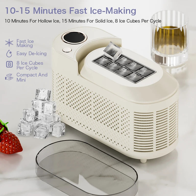 Small Ice Maker Mini Convenient Home Dormitory Office Camping Portable Ice Automatic Ice Making Box ice machine 110V/220V