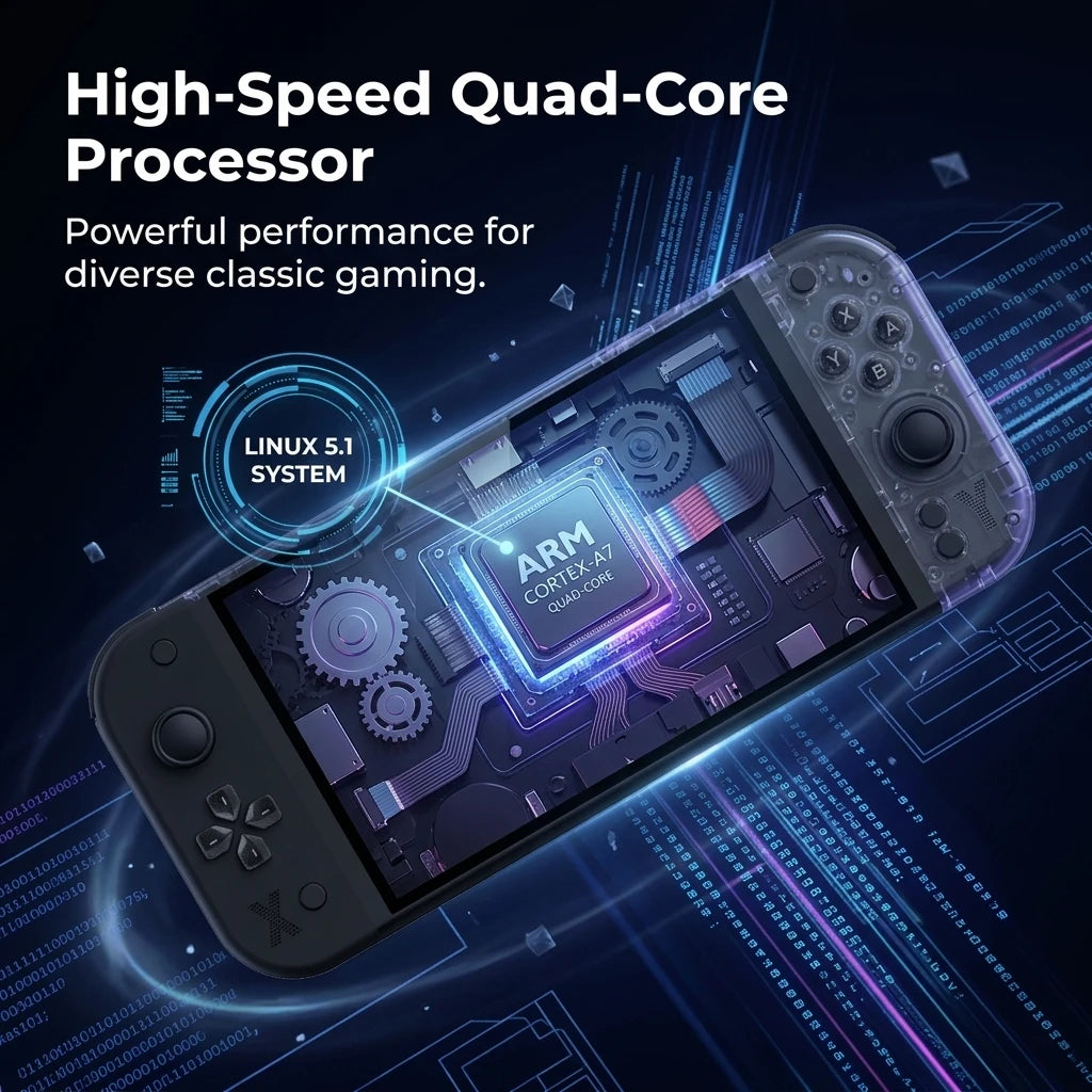 G90 Large Screen Handheld Game Console Portable Arcade High Definition Nostalgic Retro TV Home Handheld