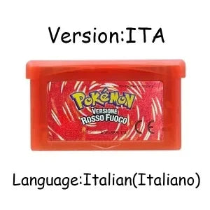 USA/EUR/ESP/ITA/NOE/FRA Pokemon Series Video Game Cartridge Pokemon Emerald FireRed LeafGreen Ruby Sapphire for GBA