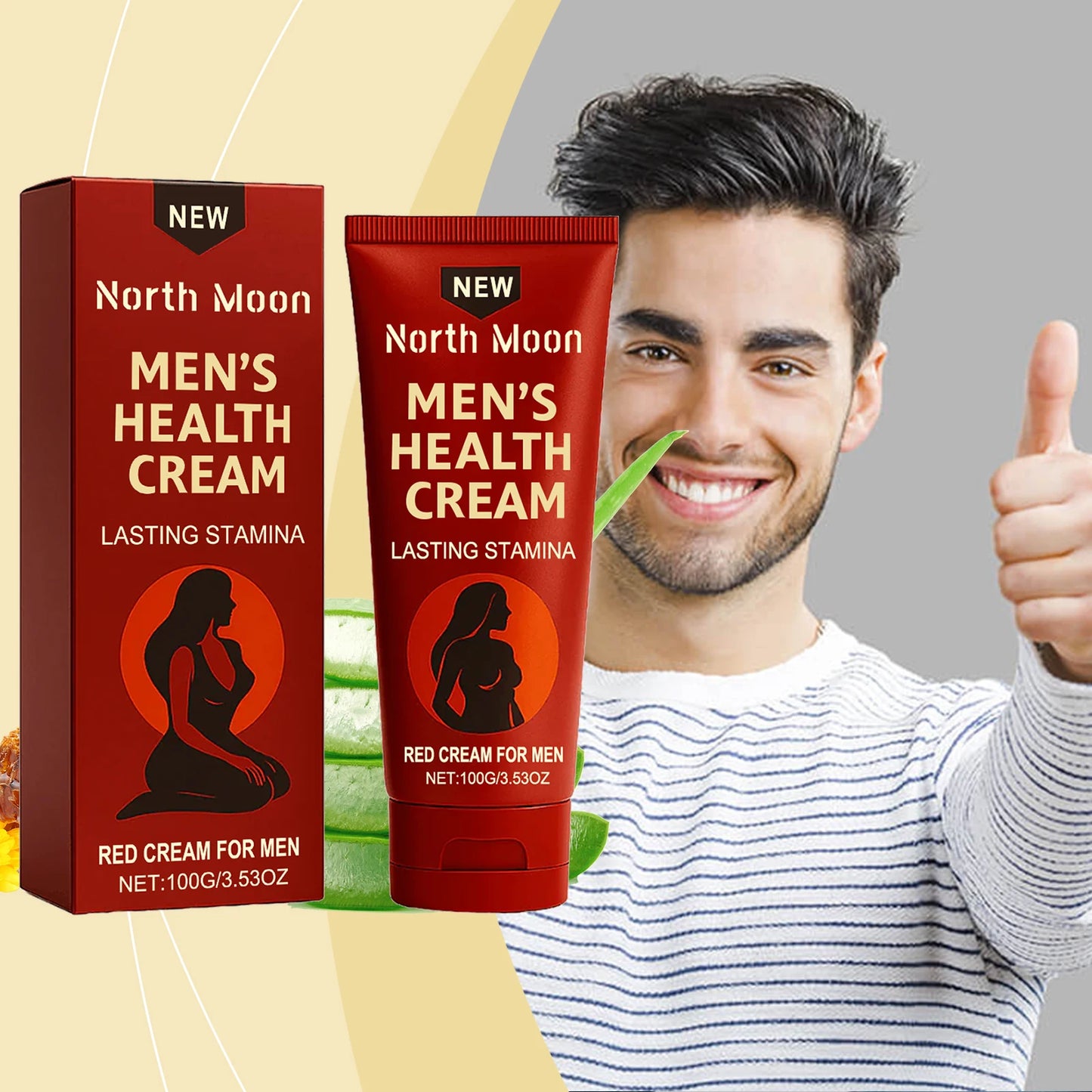 Men's Daily Moisturizing Body Care Cream – Nourishing & Revitalizing Lotion for All Skin Boosts Vitality Body Care for Men