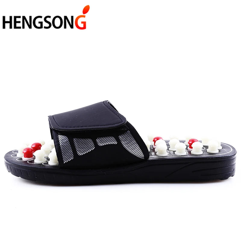 Acupoint Massage Slippers Massager Shoes For Feet Unisex Flop Health Care Rotating Feet Chinese Acupressure Home Flip