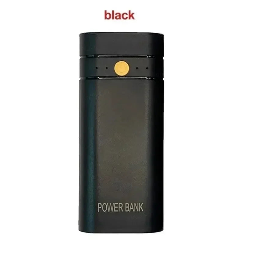 DIY Power Bank Box For Phone Electronic Charging Not Including Batteries 6000mAh 5V 2A 2X 18650 USB Type-C Battery Charger Case