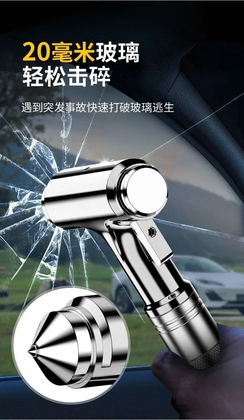 Car Safety Hammer Car Window Breaker Emergency Hammer with Seat Belt Cutter for Auto Rescue Escape Life Saver Hammer