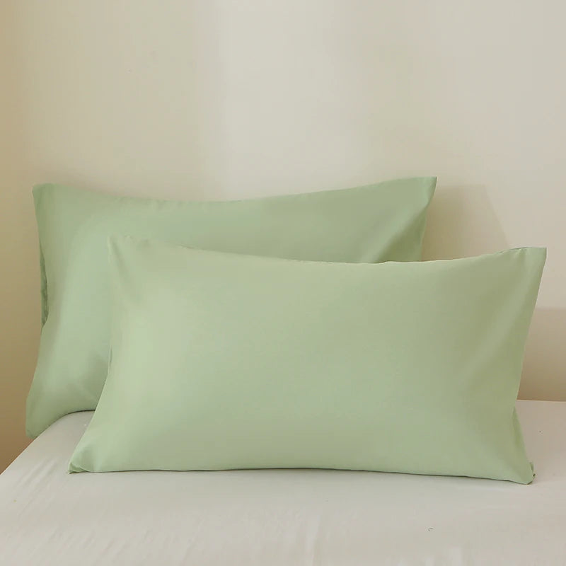 2 Pieces Sets 50x65cm 50x70cm 50x75cm 50x90cm 100% Brushed Fabric Pillowcases Pillow Cover Set