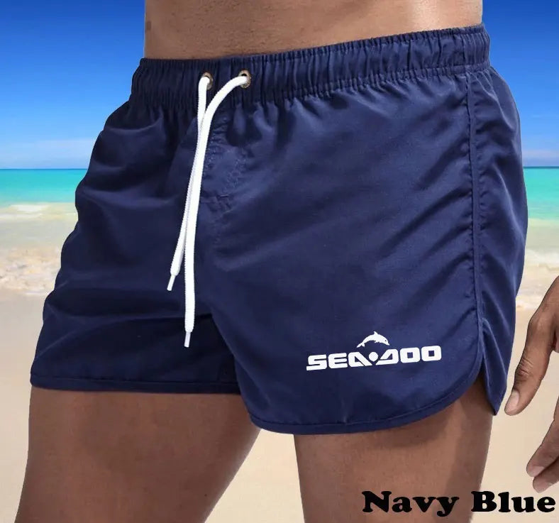 Summer sea Doo Casual Shorts Men Boardshorts Breathable Beach Shorts Comfortable Fitness Sports Short Pants Male bermudas