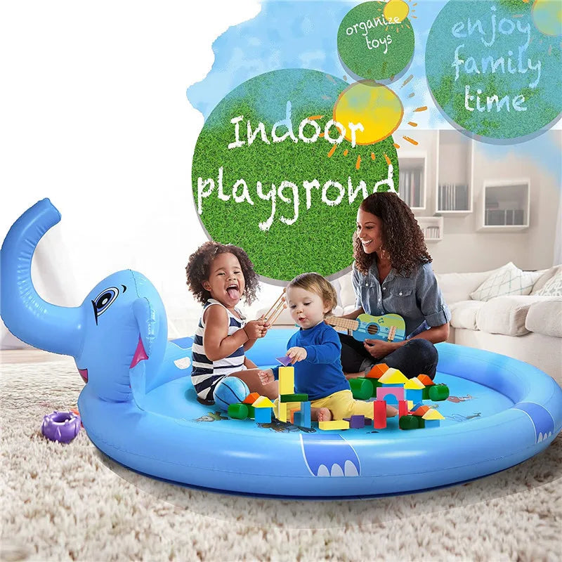 Summer Toys Children Non-Slip Mat Summer Beach Inflatable Water Spray Pad Outdoor Game Toy Pet Swimming Pool Kids Toys