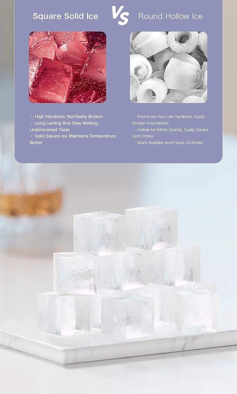 Small Ice Maker Mini Convenient Home Dormitory Office Camping Portable Ice Automatic Ice Making Box ice machine 110V/220V