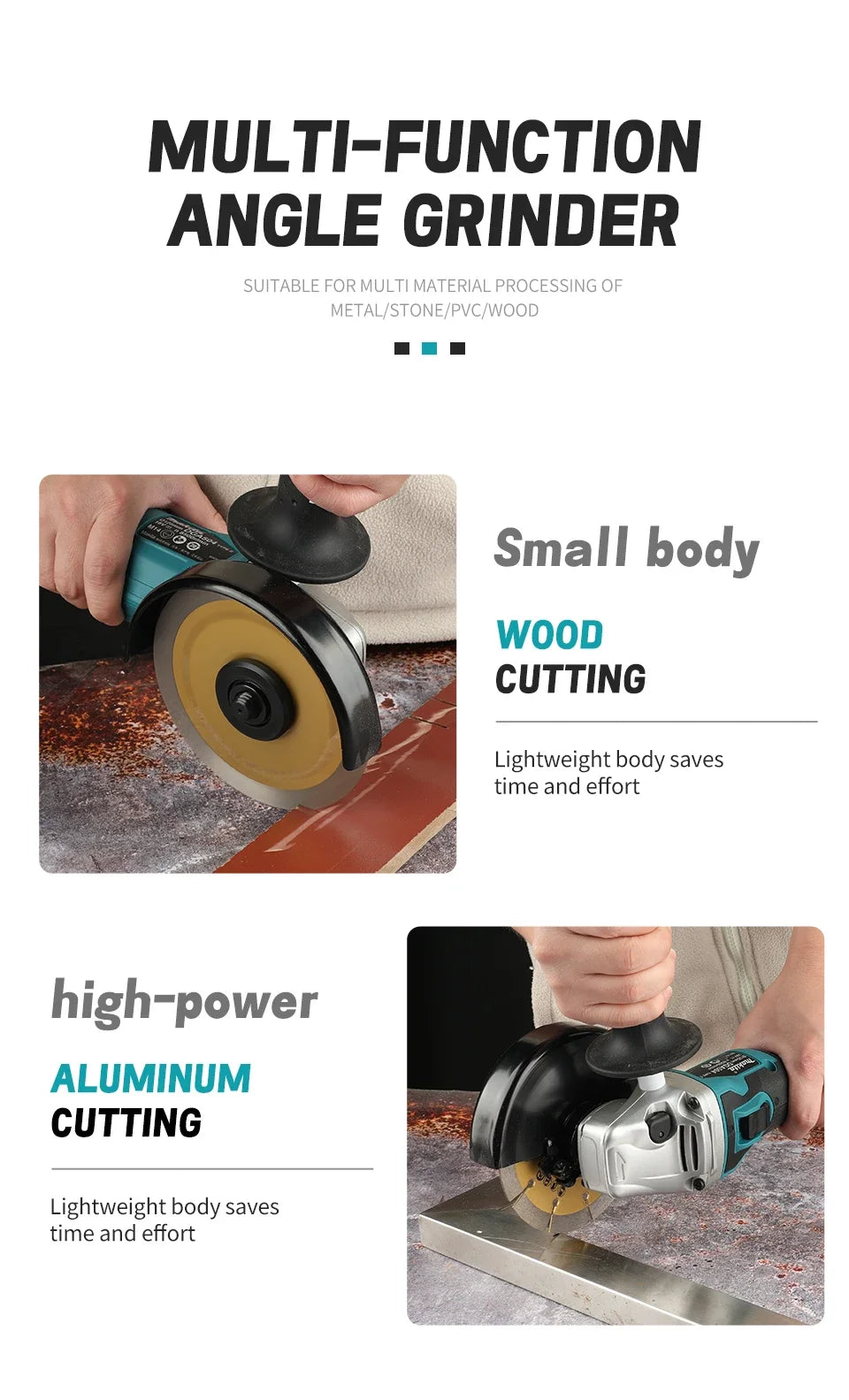 Makita DGA504 18V Brushless Lithium Electric Angle Grinder Rechargeable Polishing Machine Cutting Machine High Power