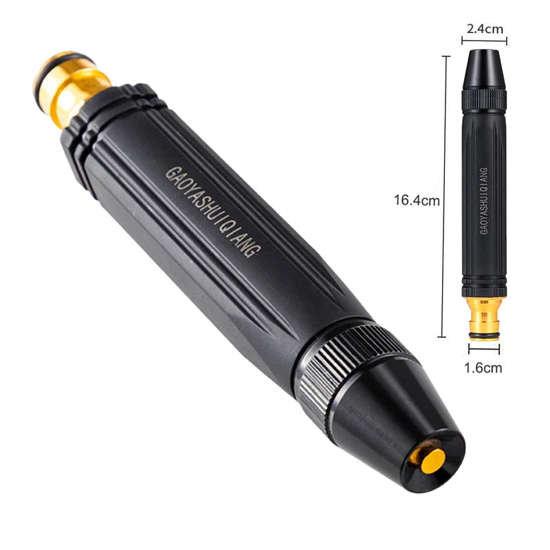 High-Pressure Car Wash Water Gun Adjustable Nozzle Car Wash Gun Powerful Sprayer for Car Washing Home Cleaning Auto Accessories