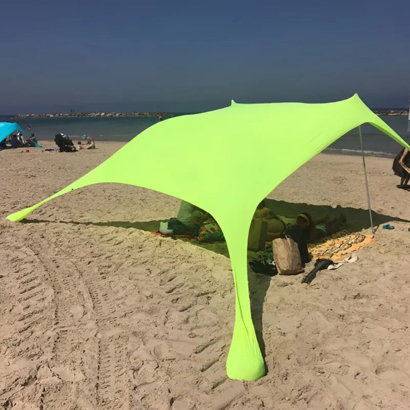 Outdoor Portable Lycra Beach Canopy Portable Windproof And Sunscreen Sun Shelter Canopy Garden House Outdoor Camping Tent