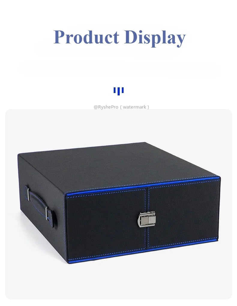 Storage Box For 1800+ Trading Cards PU Leather Commander Card Deck Case Magnetic Closure Card Holder Fits for Magic Game Cards