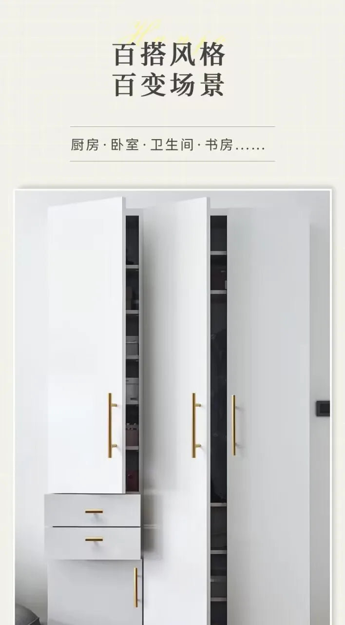 Handles Drawer Cabinet Furniture Kitchen Handles for Cabinet Knob Door Drawer Furniture Kitchen Knob Golden Simplicity Hardware