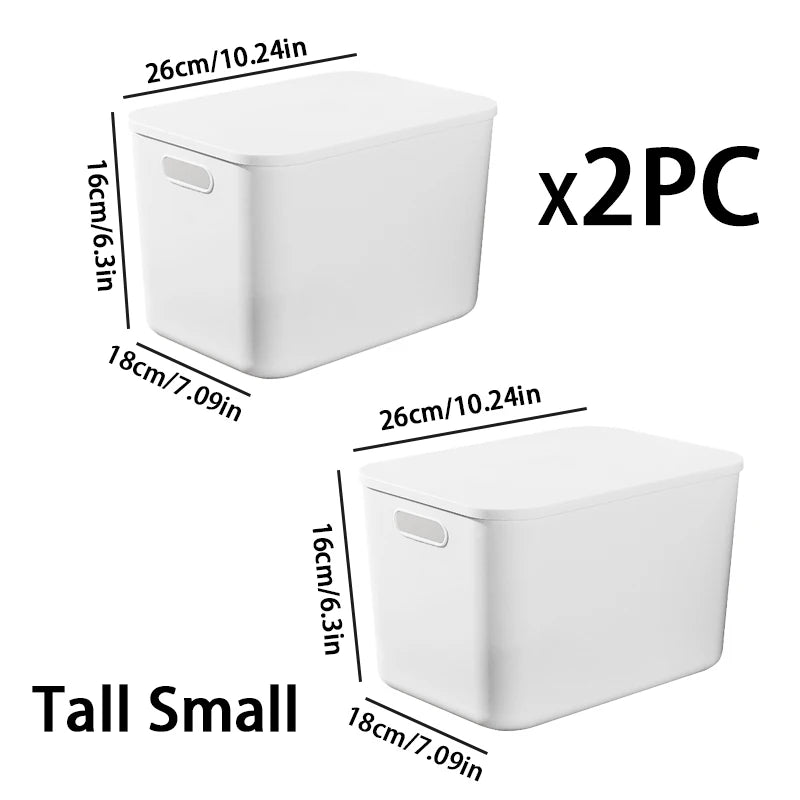Household Miscellaneous Storage Box,Desktop Cosmetic Organizer,Multi-functional Storage Basket, Wardrobe and Clothes Storage Box