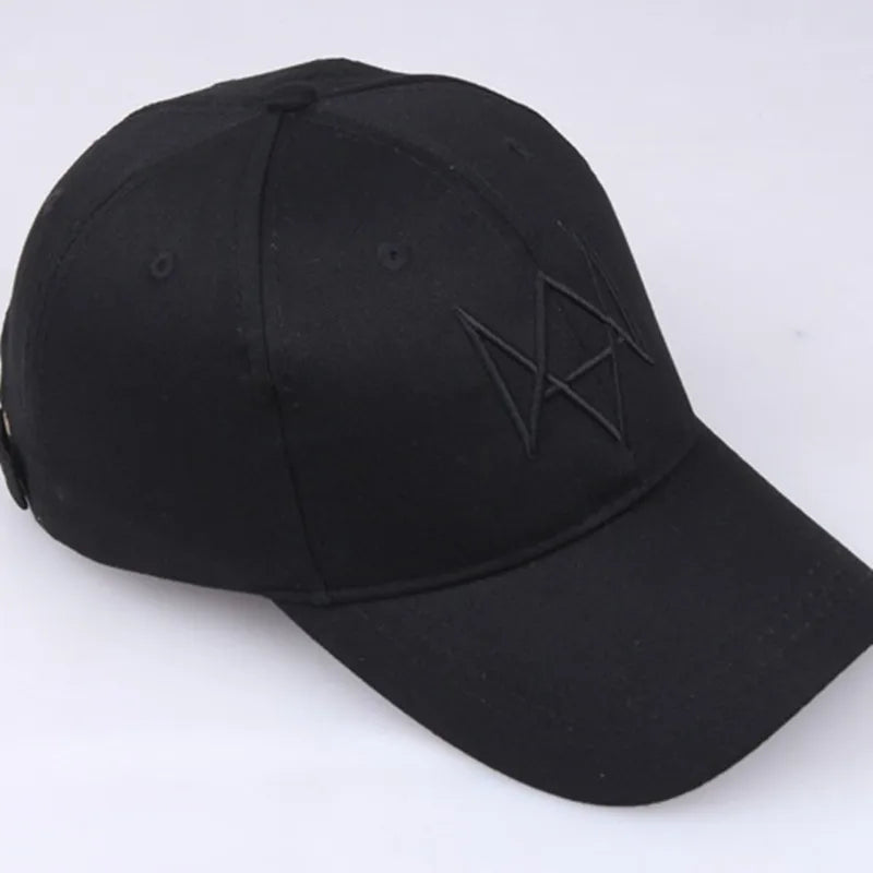 Game Watch Dog Baseball Cap Hip Hop Cap Cosplay Snapback Trucker Embroidery Sunscreen Hat Unisex Golf Cap
