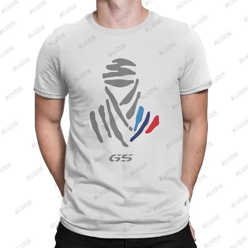 2025 Hot Sale GS Light New Men's Cotton T Shirt GS Grunge Motorcycle Brushes Short Sleeve O-neck Tees Casual Sports Unisex Tops