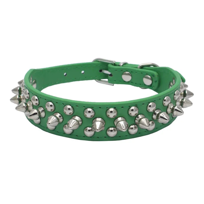 Anti-bite Spiked Studded Pet Dog Collar for Small Medium Large Dogs Sport Padded Bulldog Pug Puppy Big Dog Collars Pets Supplies