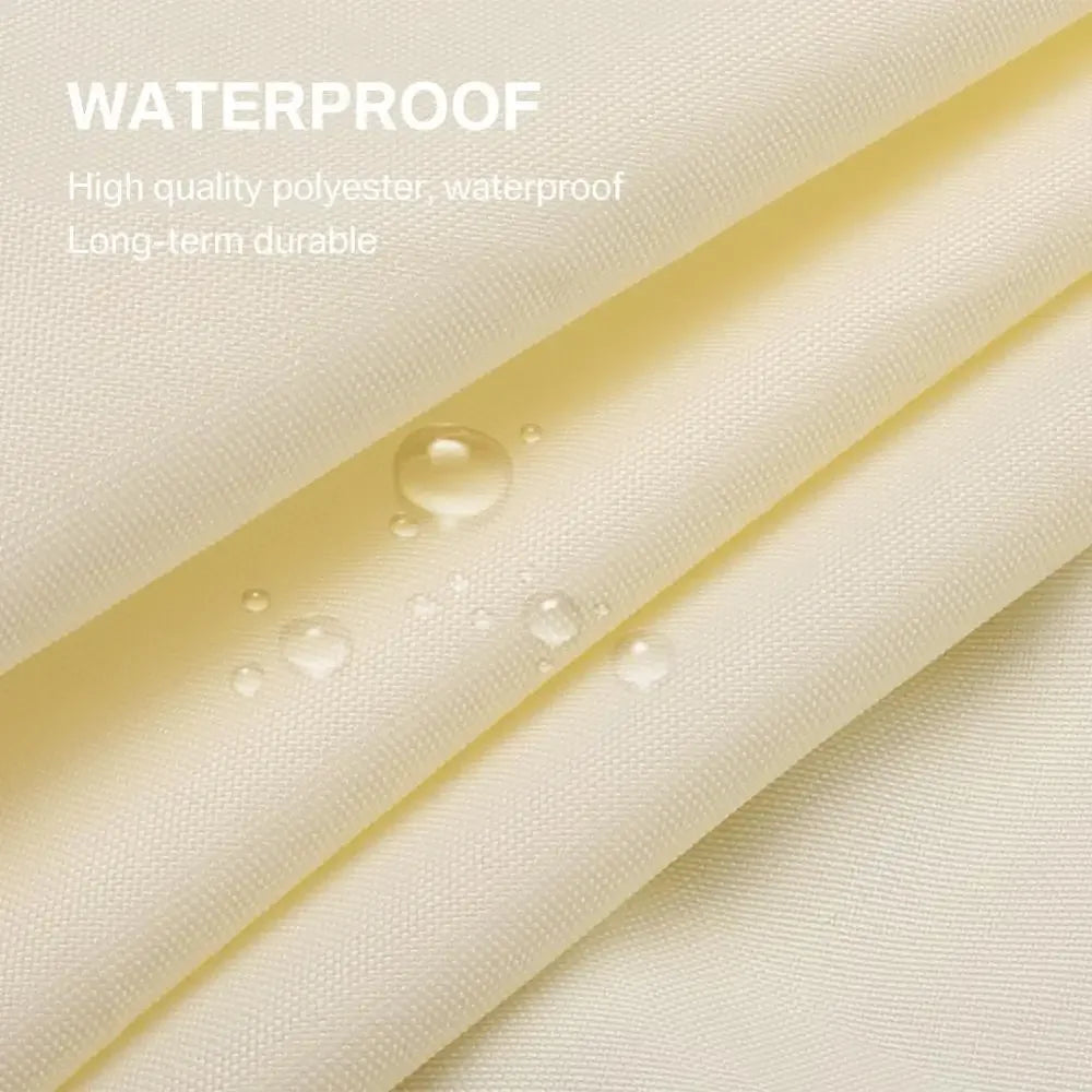 2.5x2.5M Square Shade Sail 300D Waterproof Polyester For Garden Terrace Canopy Swimming Pool Sun Shade Canvas Camping Awning