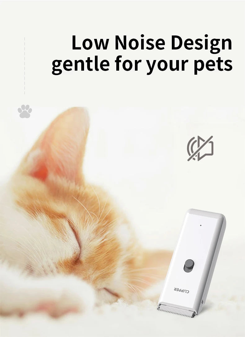 Pet grooming hospital kittensand puppies mute electric push clippers electric waterproof professional shaving haircutting talis