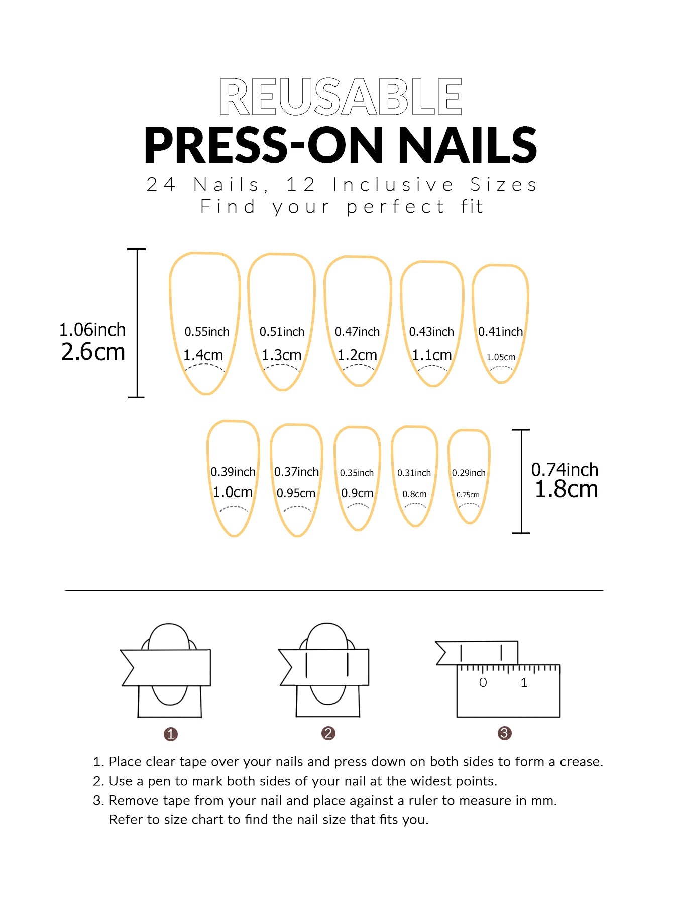 ARTAUG 24pcs Glossy Pink Press On Nails Medium Square Fake Nail Elegantstyle False Nail Full Cover Fake Nail For Stylish Women
