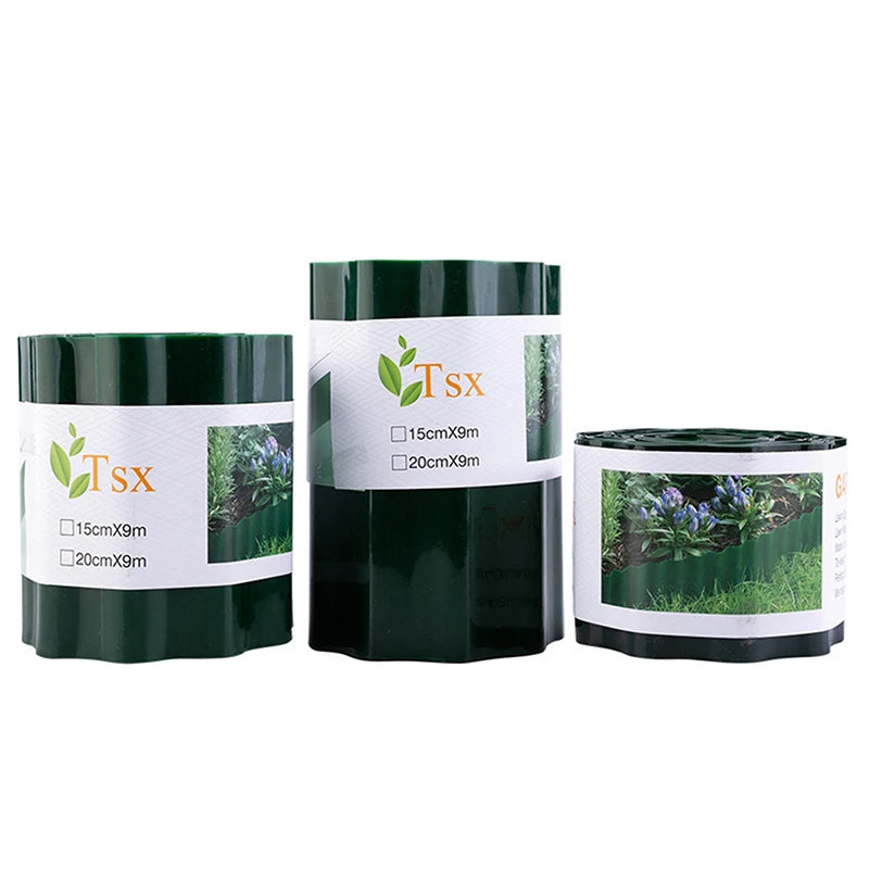 10/15/20cm Plastic Garden Grass Lawn Edge Fence Path Flexible Lawn Edging Border Outdoor Yard Garden Accessories