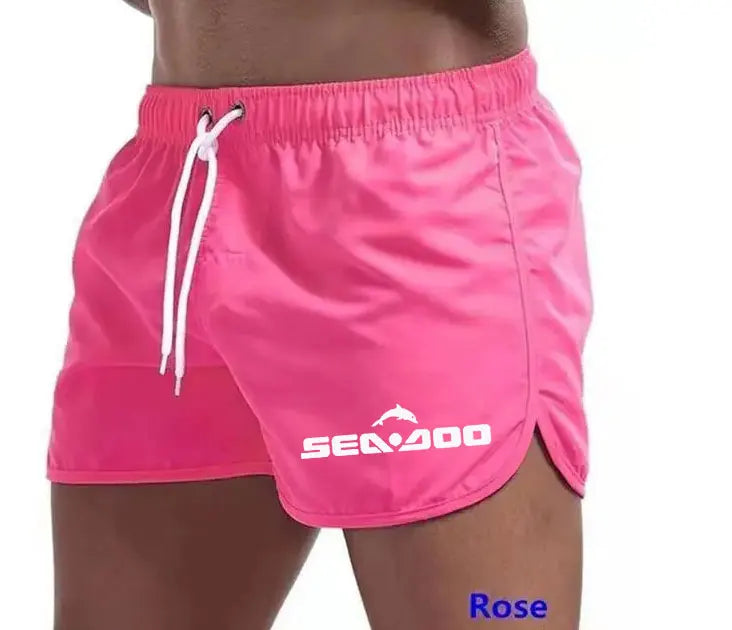 Summer sea Doo Casual Shorts Men Boardshorts Breathable Beach Shorts Comfortable Fitness Sports Short Pants Male bermudas