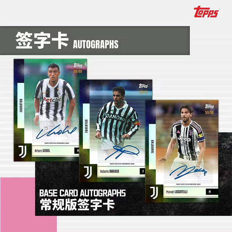 New 2025/26 Topps Juventus Team Set Collection Card Limited Signature Fan Gift FAST SHIPPING