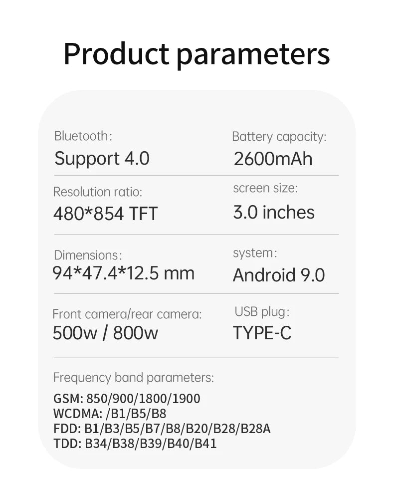 SOYES XS14 Pro Mini Smartphone Android 4G 3GB+64GB 2600mAh Face Recoginition 3.0 inch Phone Hot Sale