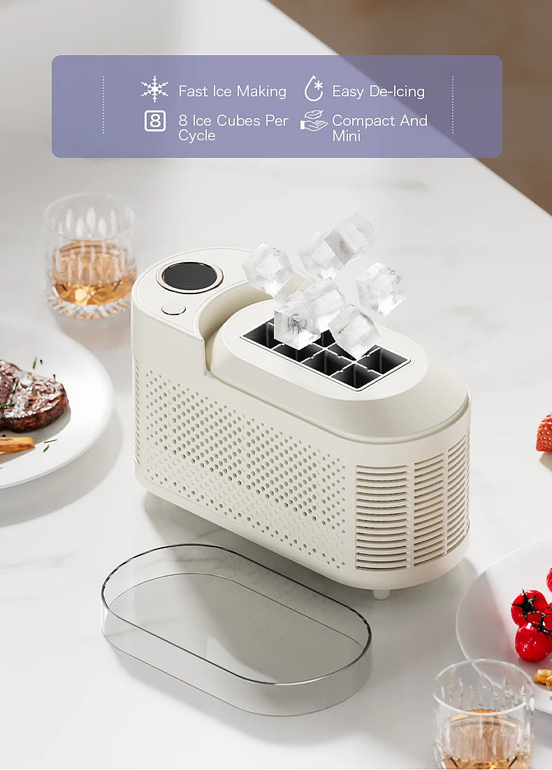 Small Ice Maker Mini Convenient Home Dormitory Office Camping Portable Ice Automatic Ice Making Box ice machine 110V/220V