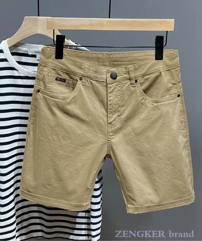 Summer plus size shorts men's loose oversized breeches middle pants thin section stretch men cotton casual shorts 42 44 46