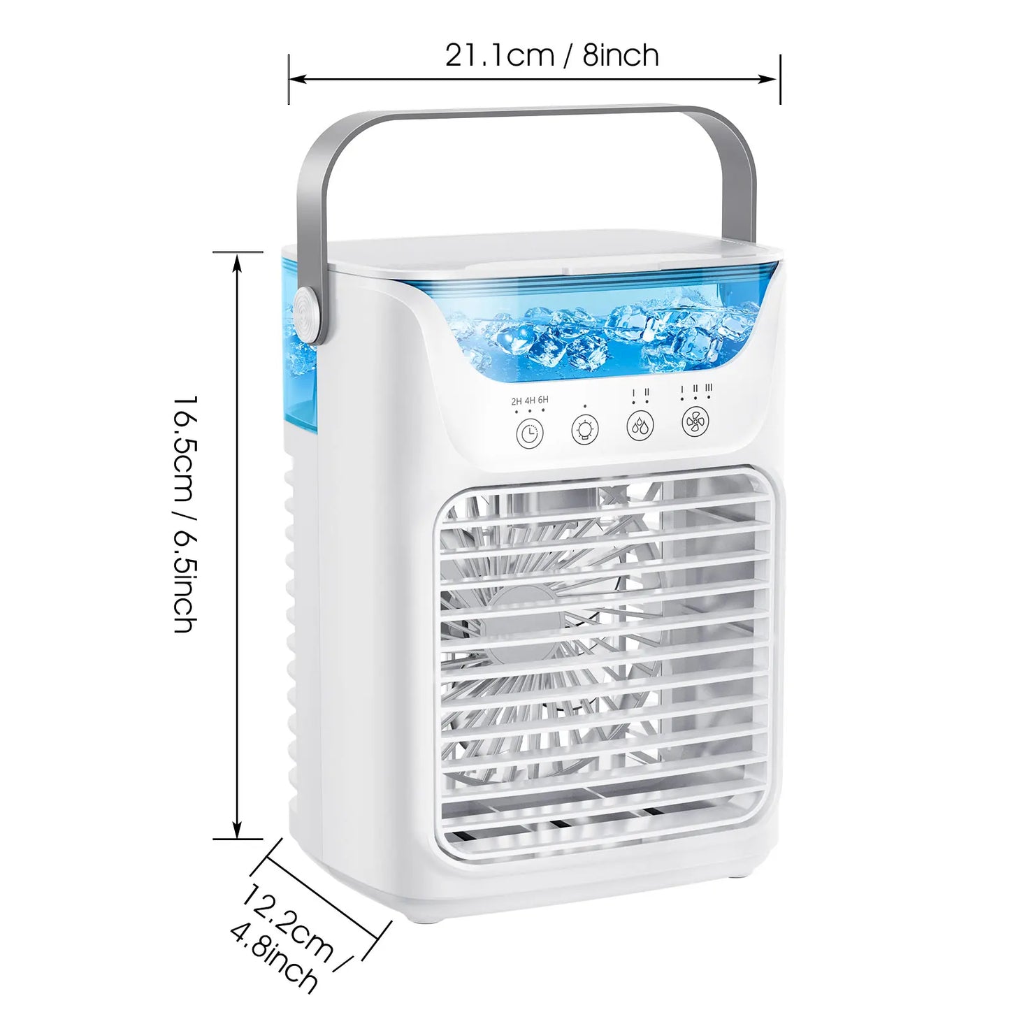 Air Conditioners Desktop Air Conditioners fan Portable Small Mini spray water AC with Timer Small Room Air Conditioners for Room