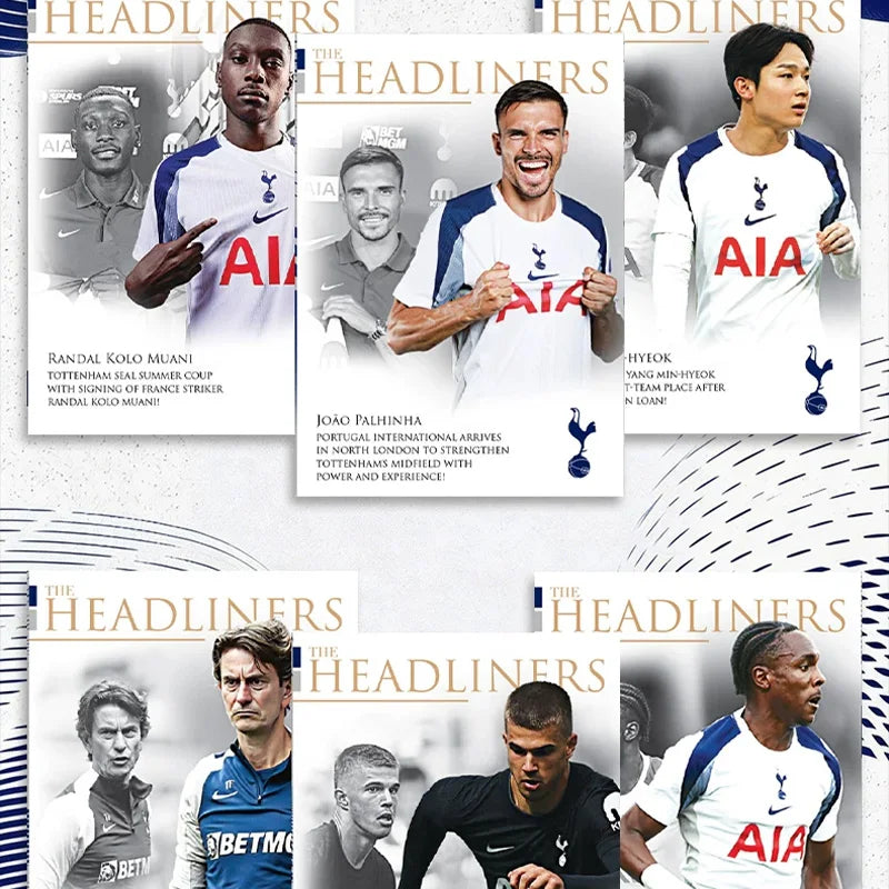 Genuine Futera 2025-26 Headliners Release 1 Soccer Trading Cards Official Licensed Collectible Football Cards Premium Gift Fans