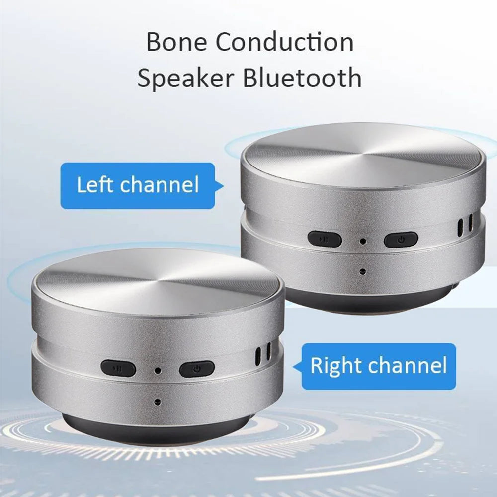 2026 New Bone Conduction Bluetooth Speaker TWS Wireless 3D Stereo Sound Hummingbird Speaker With FM Radio Dropshipping Wholesale
