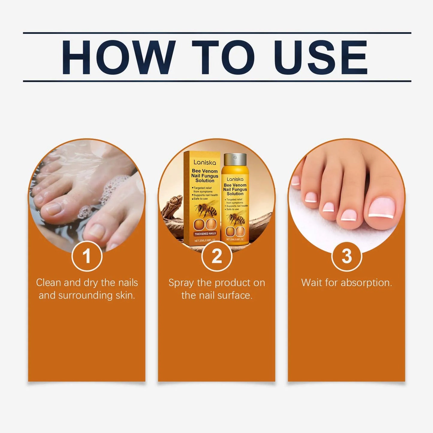 Nail Care SprayGentle daily care for hands, feet and dry nail surfaces, deeply cleanses, moisturizes and nourishes nails