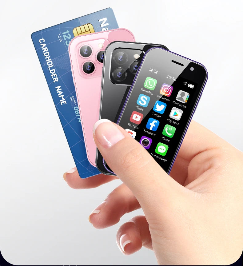 SOYES XS14 Pro Mini Smartphone Android 4G 3GB+64GB 2600mAh Face Recoginition 3.0 inch Phone Hot Sale